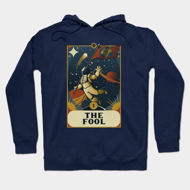 Astronaut Tarot Fool by Tobe Fonseca Hoodie by Tobe_Fonseca